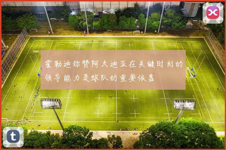 霍勒迪称赞阿夫迪亚在关键时刻的领导能力是球队的重要依靠